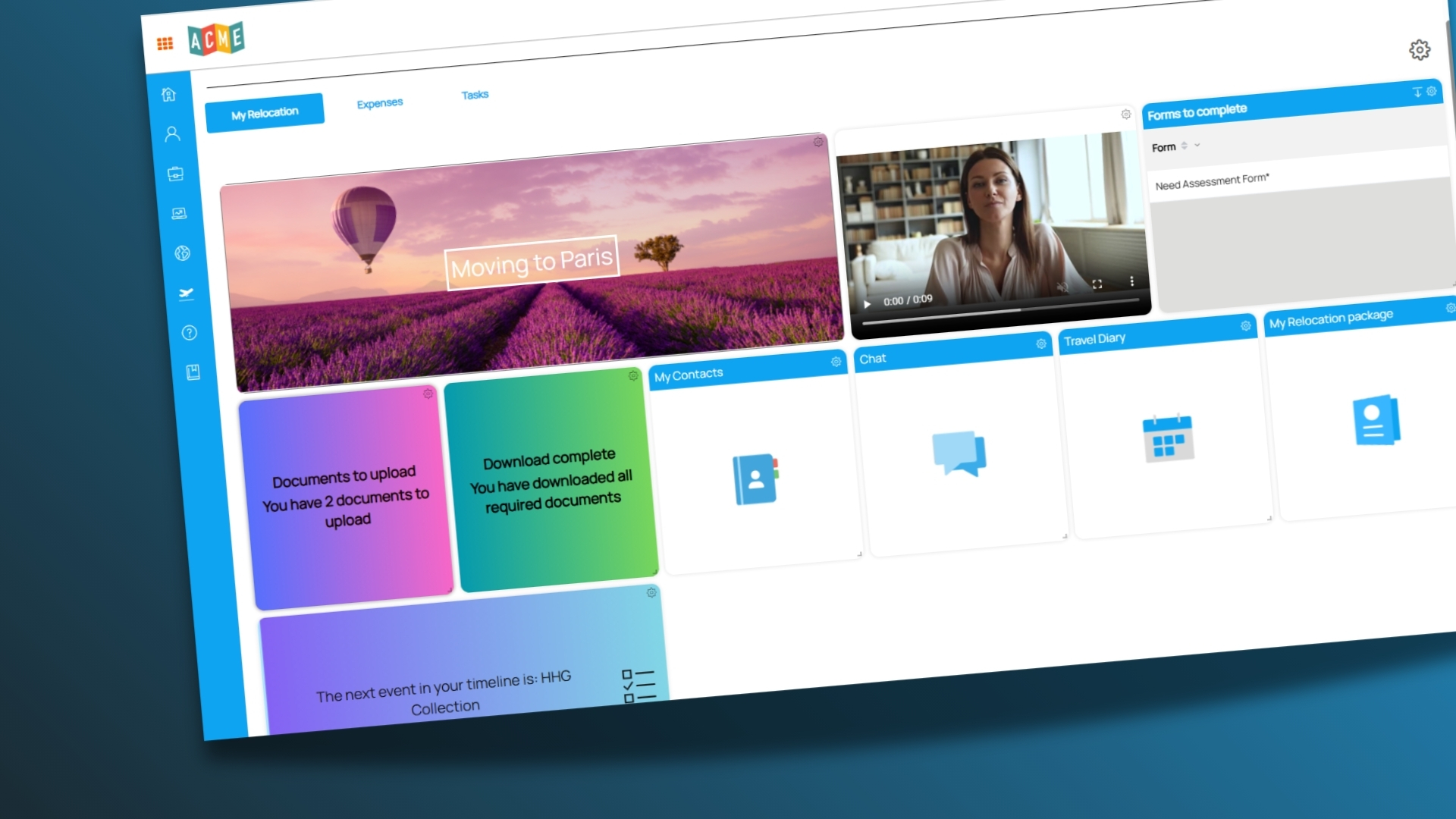 mai-world configurable stakeholder dashboards for RMC clients and assignees